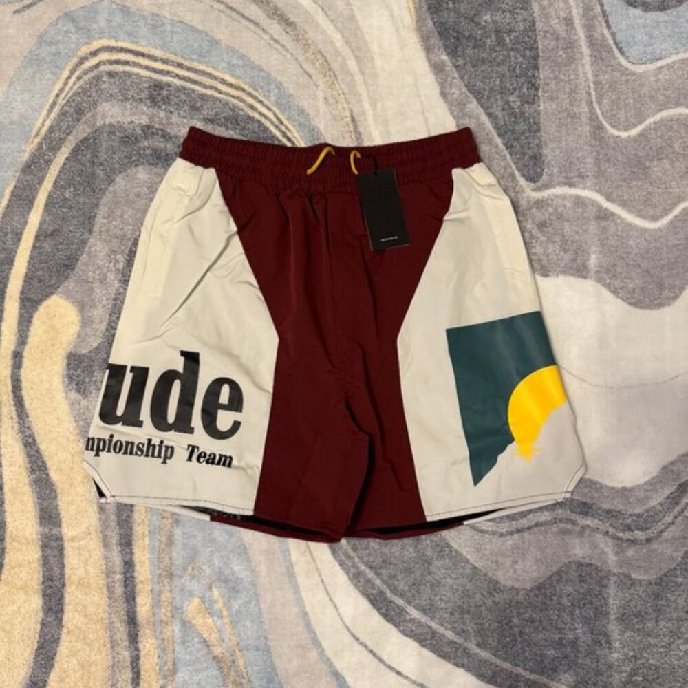 Rhude Marlboro World Championship Racing Red / White Shorts Men’s size Large